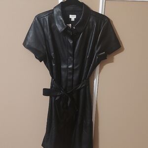 J. Crew Black Short Sleeve Dress